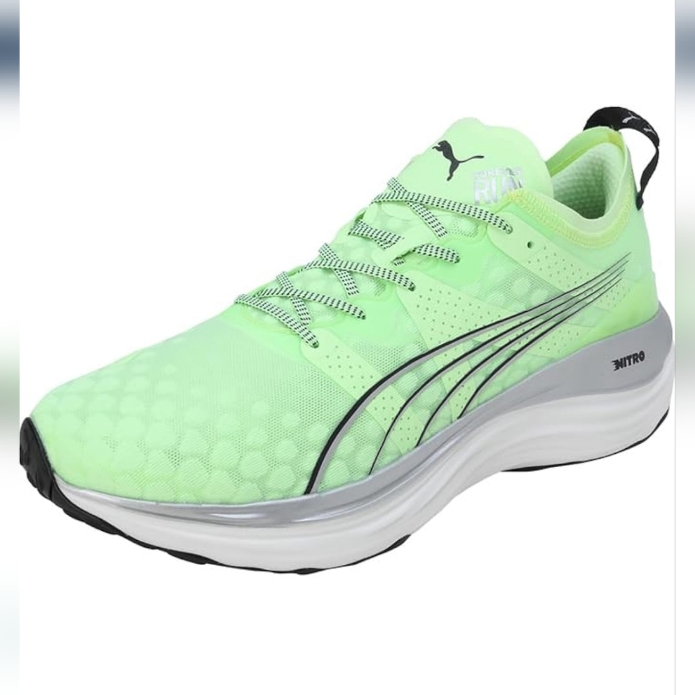 Size 13 - PUMA ForeverRun Nitro MEN Zapatillas de running - Verde - Without BOX